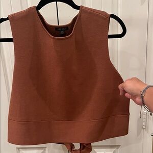 wild fable Brown Cropped Knit Tank Top